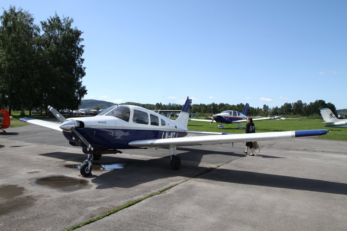Piper PA-28-161 Warrior II, her i form av LN-MTJ på Kjeller.