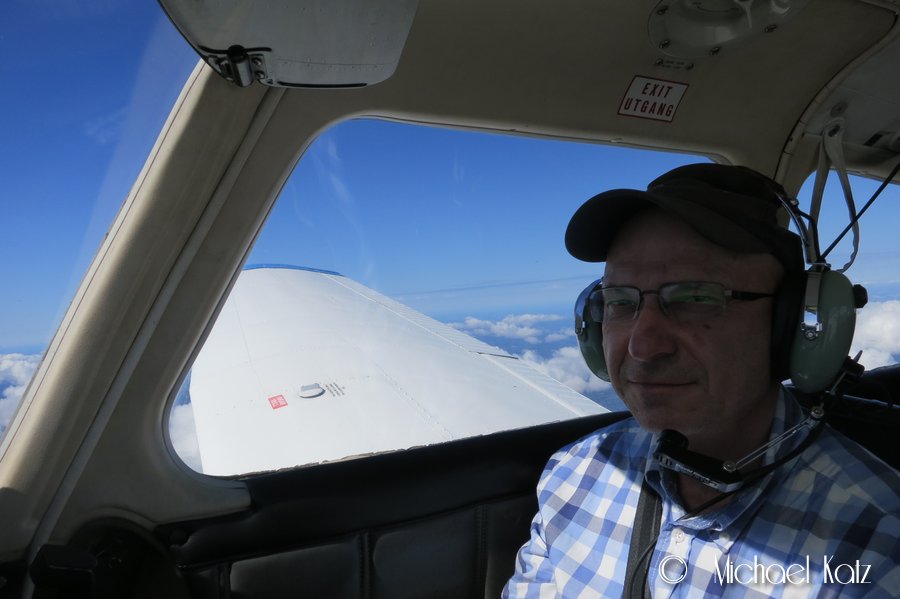 Min fars første småflytur siden 1968. 