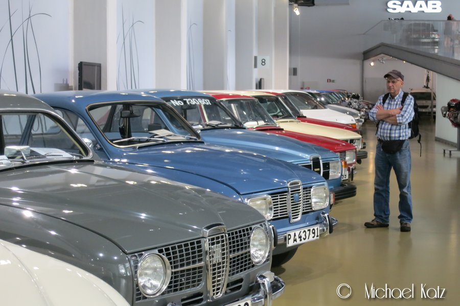 På Saab-museet i Trollhättan. 