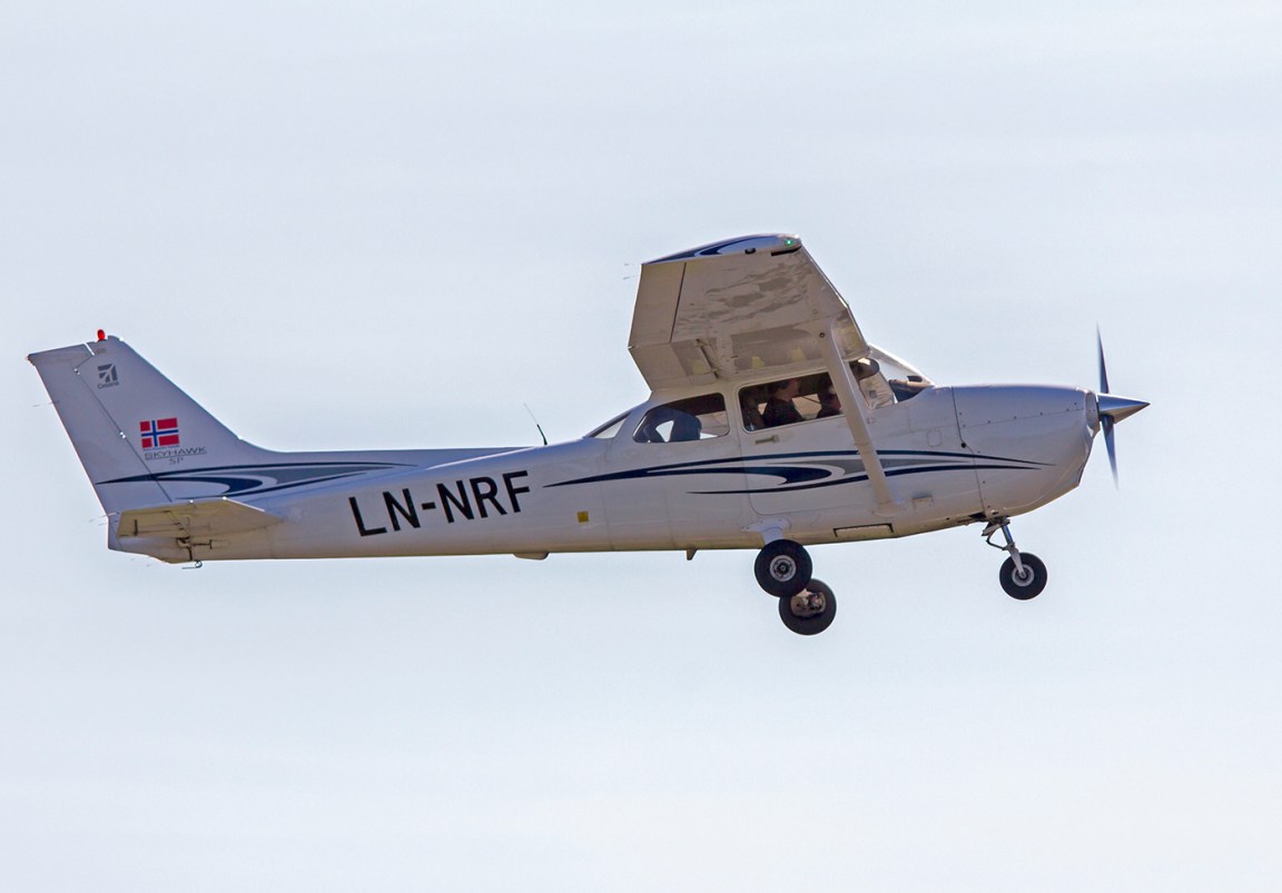 En planespotter knipset oss tilfeldigvis under avgang fra Værnes.