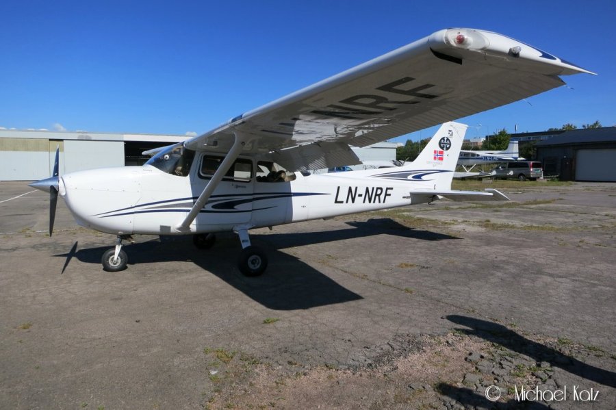 LN-NRF, en av Nedre Romerike Flyklubbs to Cessna 172S.
