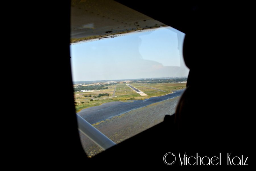 Left base 08L på Aalborg Lufthavn.