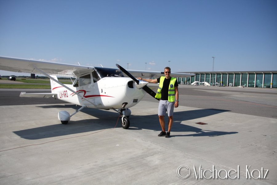 Anders på Aalborg Lufthavn.