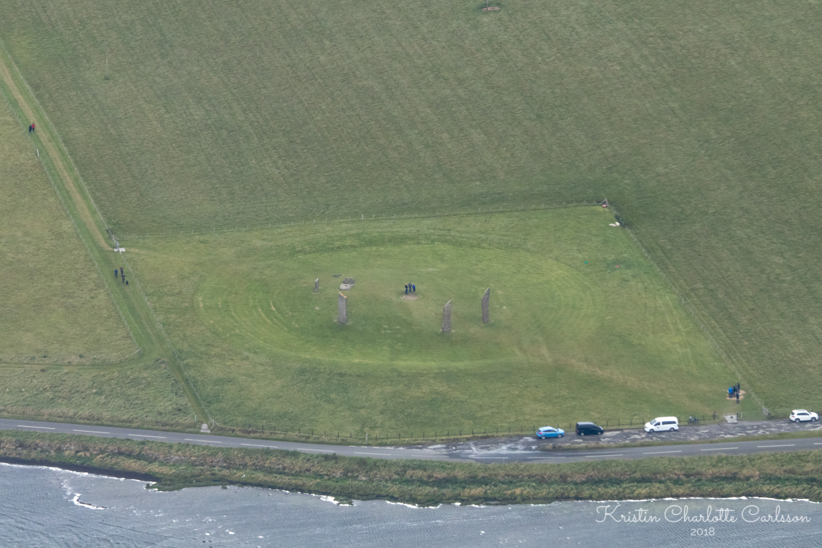 En liten snurr over Standing Stones of Stenness på Orknøyene.